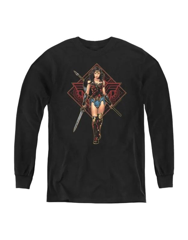 Wonder Woman Movie Warrior Long Sleeve Tee