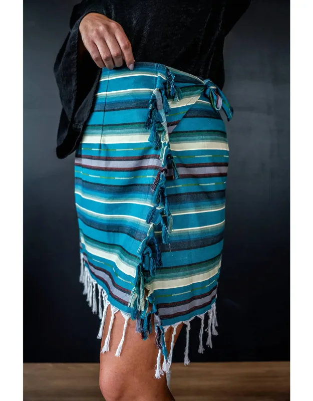 Serape Wrap Skirt