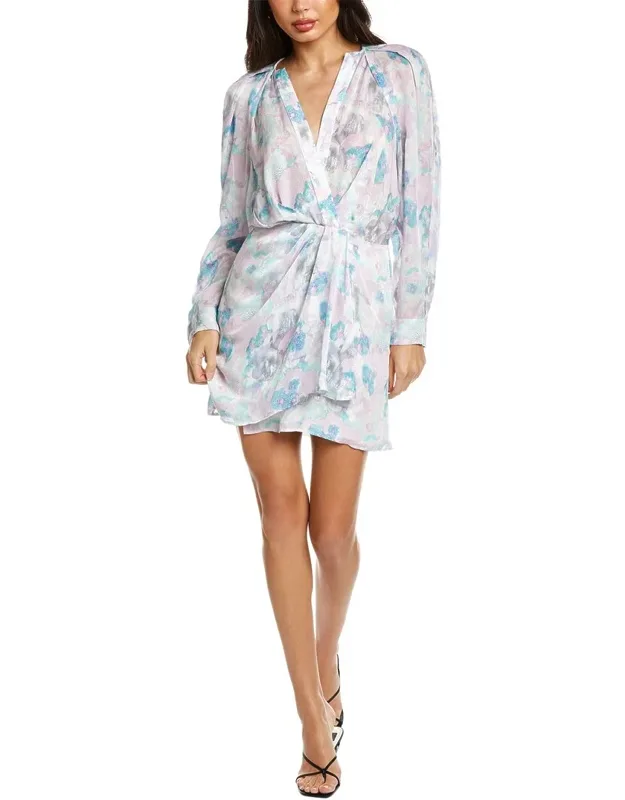 Silk-blend Mini Dress