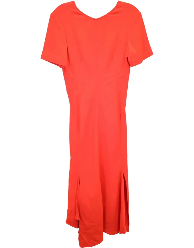 Asymmetric Cady Midi Dress