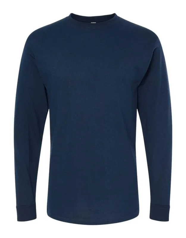 Gold Soft Touch Long Sleeve T-shirt, 100% Preshrunk Cotton, Standard Fit