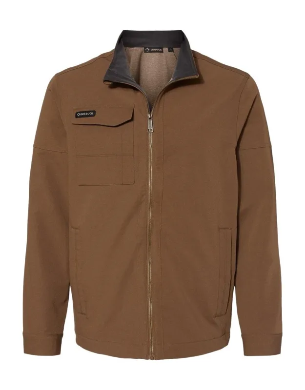 Ace Woven Stretch Soft Shell Jacket With Water Resistant And Adjustable Gusseted Cuffs