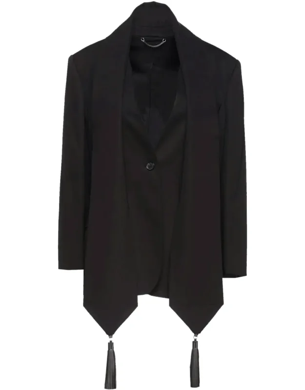 Stole Detail Blazer
