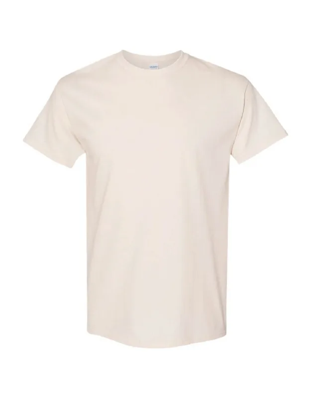 Gildan Heavy Cotton Short-sleeved T-shirt, 100% Cotton, Crew Neck