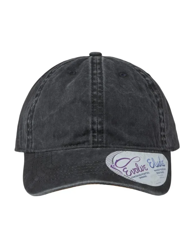 Infinity Her Pigment-dyed Cap With Moisture-management Sweatband And Concealed Ponytail Opening