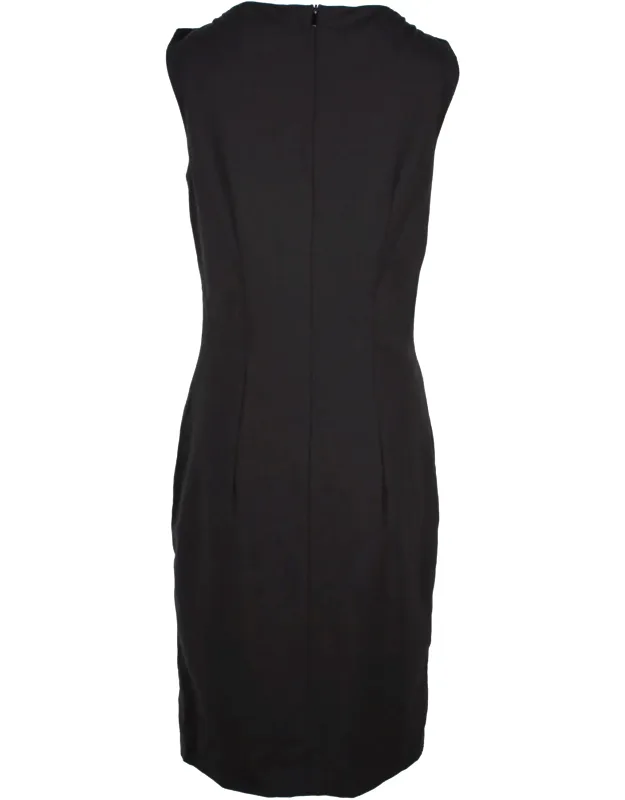 Crewneck Sleeveless Pencil Dress