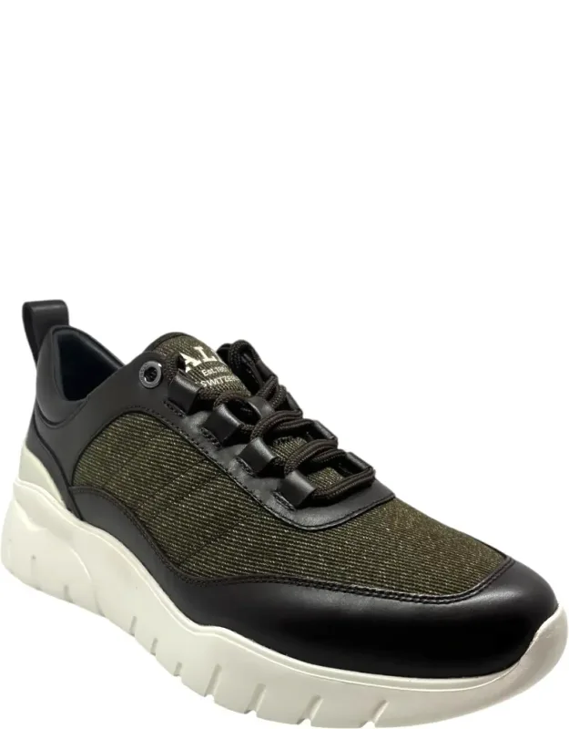 Bredley Leather & Fabric Sneakers