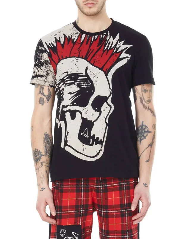 Punk Knit Printed T-shirt