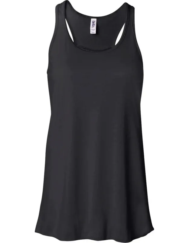 Flowy Racerback Tank - Relaxed, Drapey Fit, A-line Body