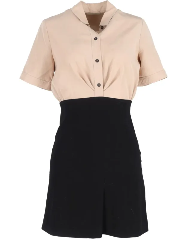 Trompe L'ail Dress With Blouse