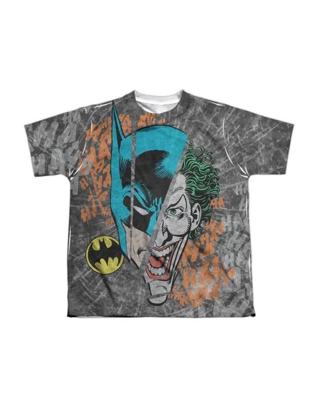 Dc Comics Broken Visage Short Sleeve Poly Crew Tee
