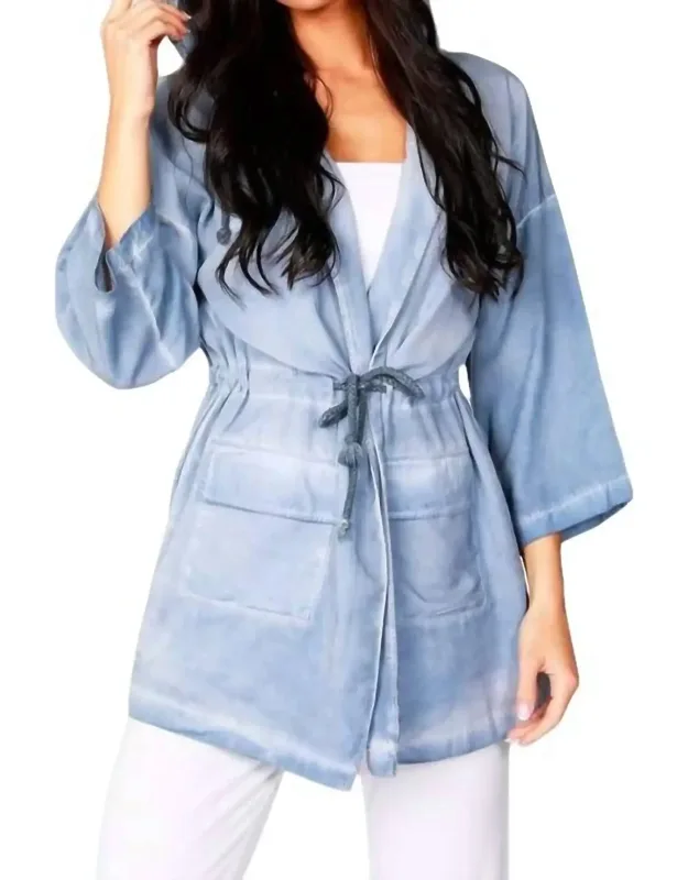 Hooded Long Trench Coat