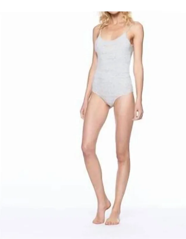 Heavy Rib Knit Tank Bodysuit