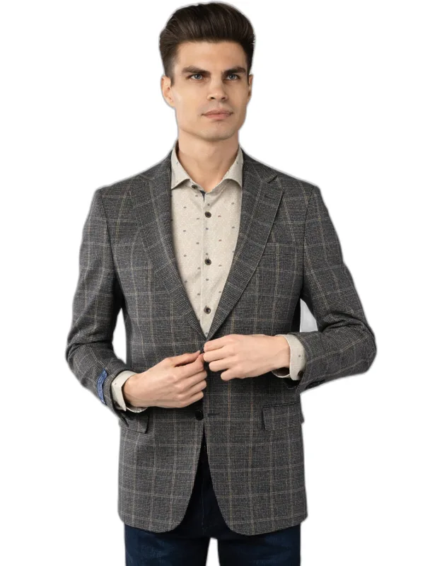 Houndstooth Plaid Sportcoat