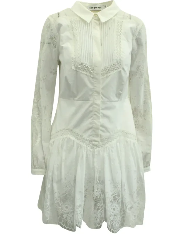 Lace Trimmed Dress