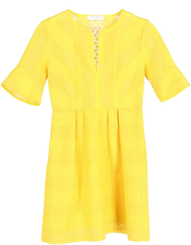 Crew Neck Mini Dress