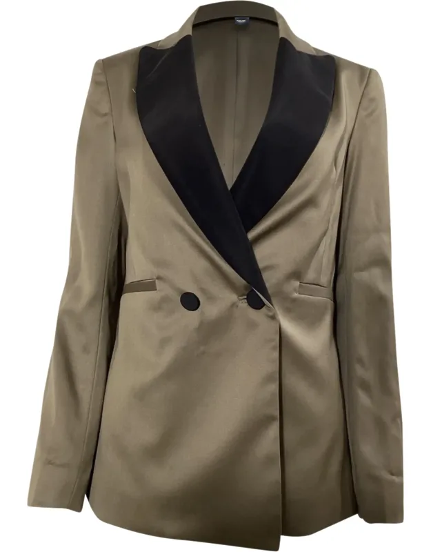 Double Breasted Two Toned Blazer