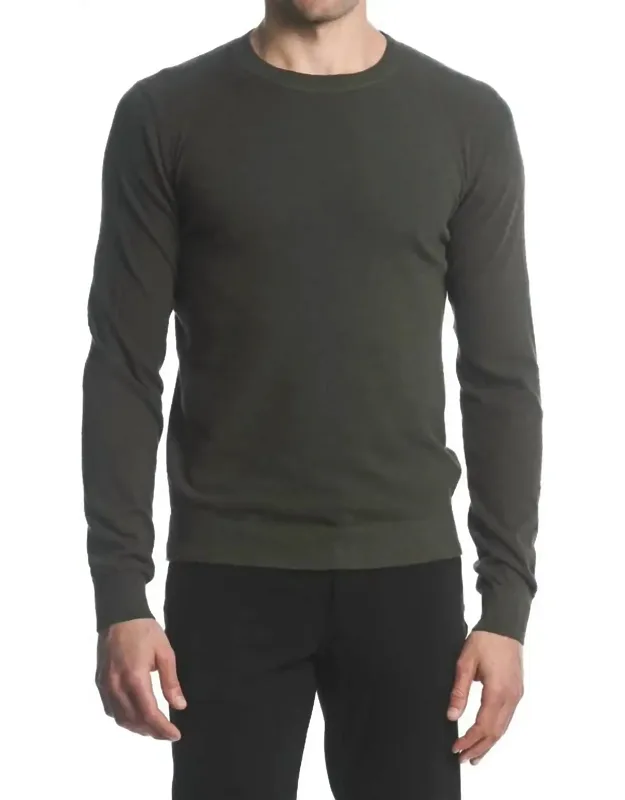 Boucle Knitted Crew Sweater