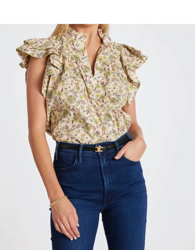 Margarita Poplin Top