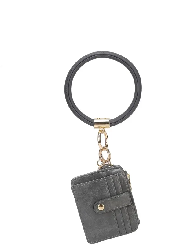 Jordyn Vegan Leather Bracelet Keychain With A Holder - High-quality Vegan Leather & Multifunctional Style