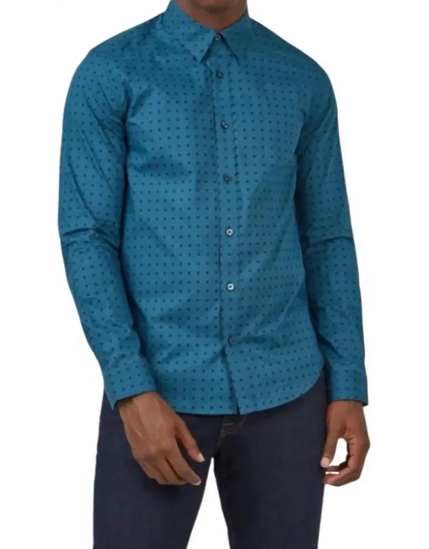 Abstract Geo Long Sleeve Shirt