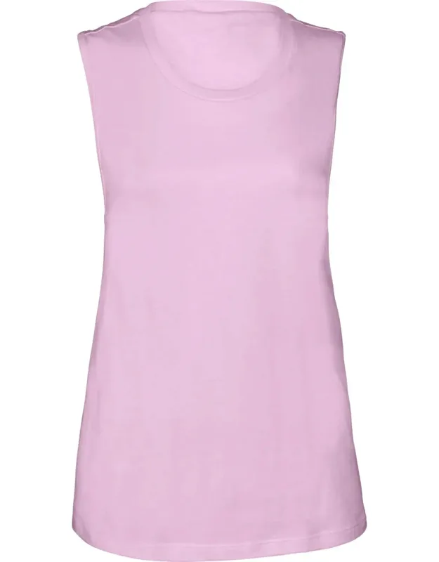 Muscle Jersey Tank Top - 100% Airlume Combed Ringspun Cotton, Relaxed Fit