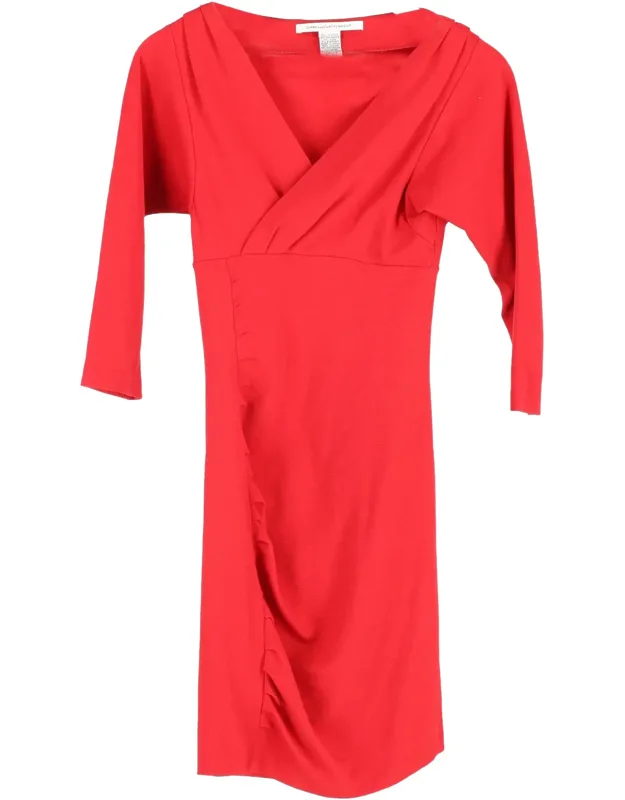 V-neck Sheath Dress