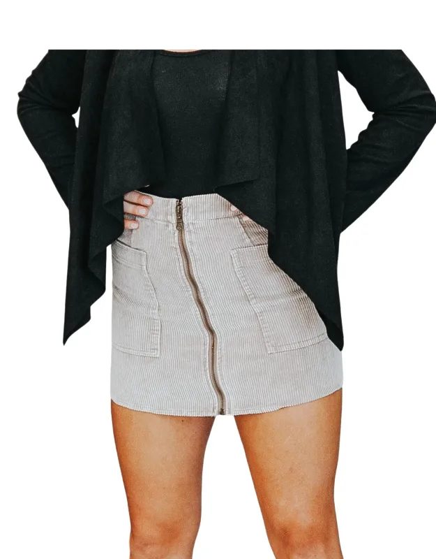 Mini But Mighty Corduroy Skirt