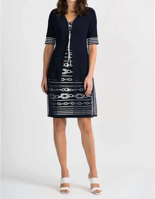 Zip Detail Dress
