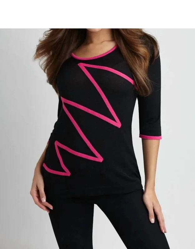 Zig Zag Sweater - Versatile Knitwear Staple