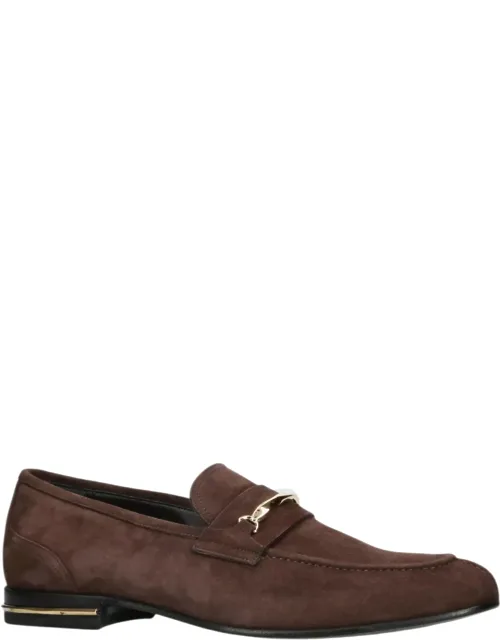 Genos Suede Leather Loafers