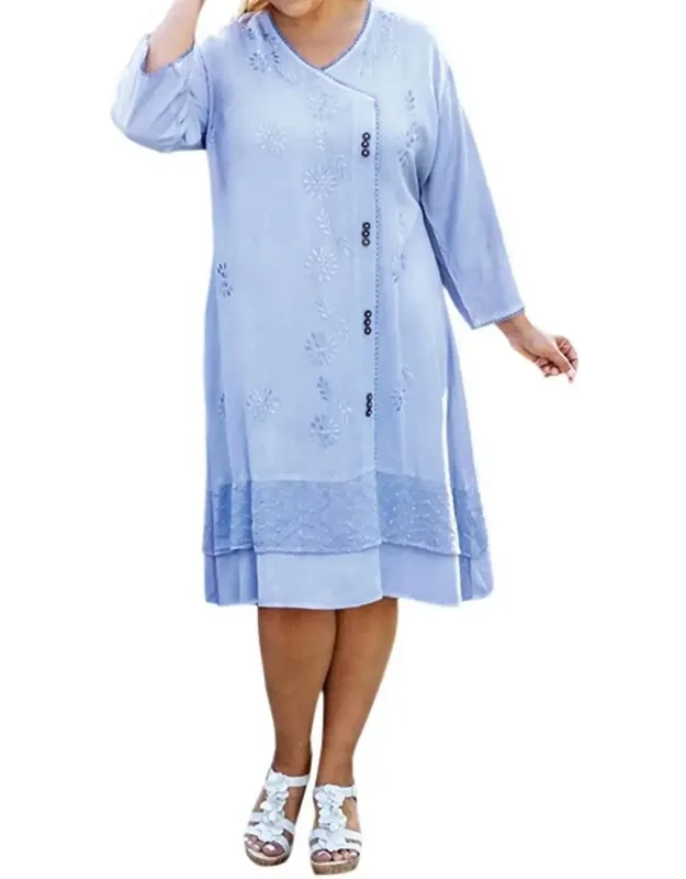 Eden 3/4 Sleeve Dress