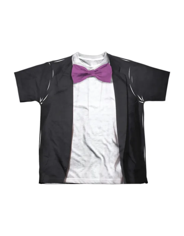 _batman Classic Tv Penguin Uniform Short Sleeve Youth Poly Crew Tee / T-shirt Stylish Easy_