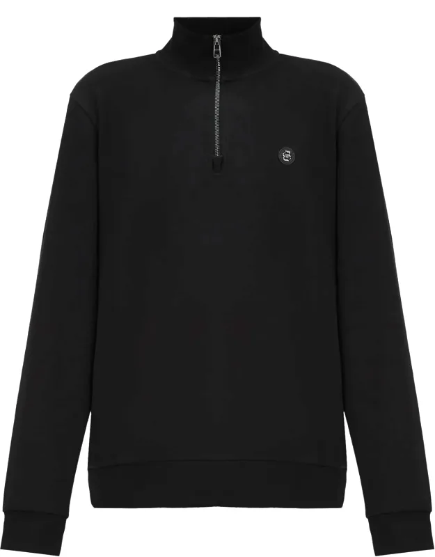 Stimmann 01 Metal Logo Half Zip Sweatshirt
