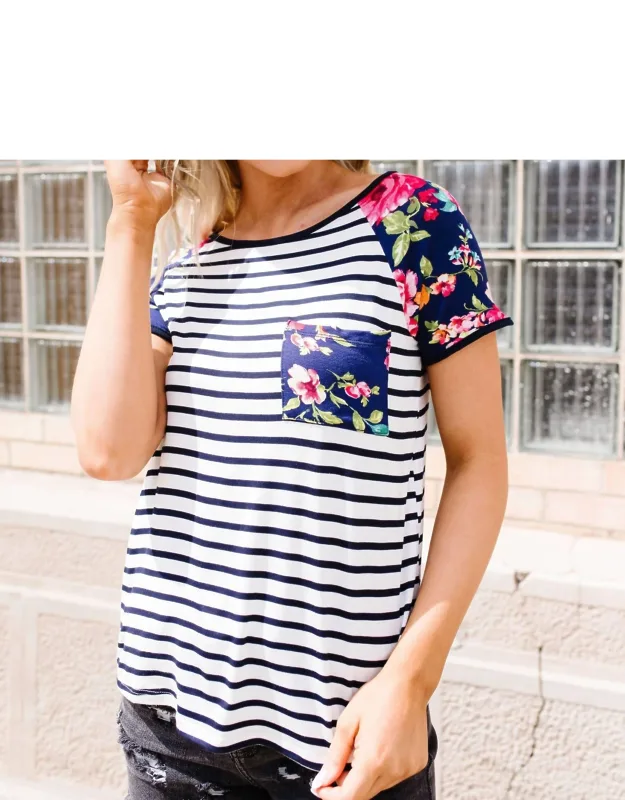 Flower Power Raglan Top