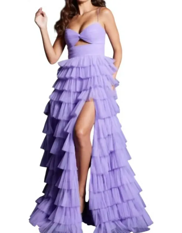 Ruffled Tulle Dress