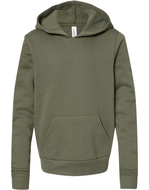 Youth Sponge Fleece Hoodie, Pre-shrunk, Pouch Pocket