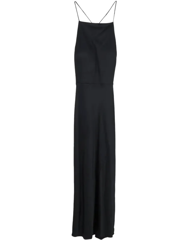 Thin Strap Evening Dress