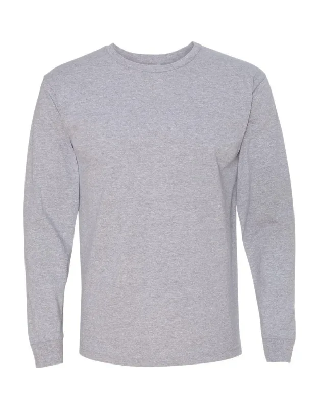Usa-made 100% Cotton Long Sleeve T-shirt