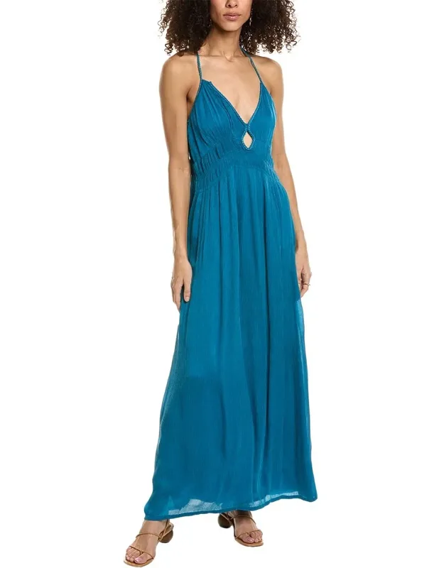 Crinkled Maxi Dress