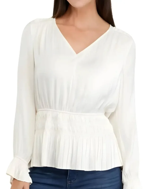 Rouched Waist Top