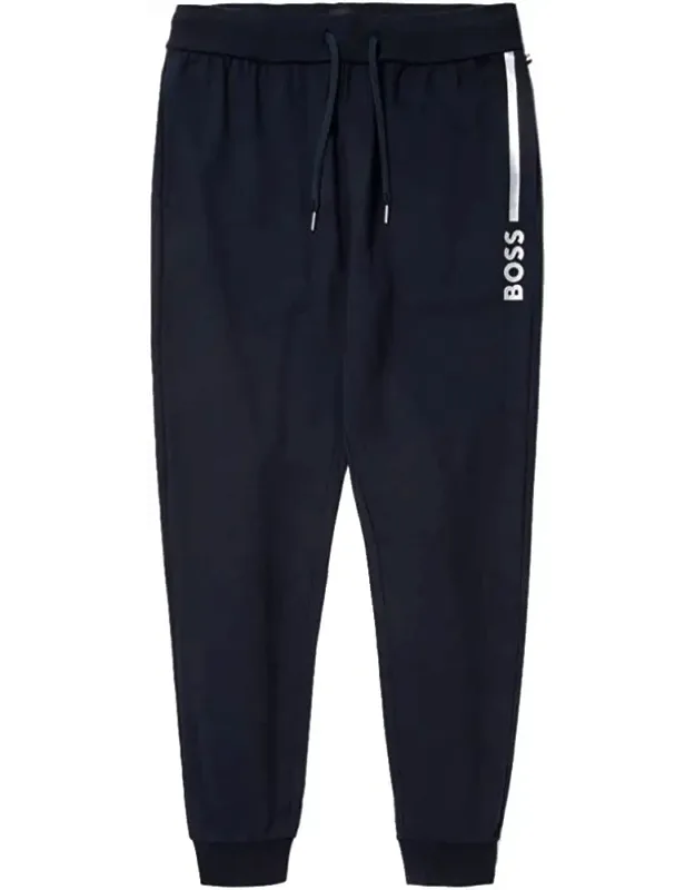 Lined Logo Cuff Drawstring Sweatpants