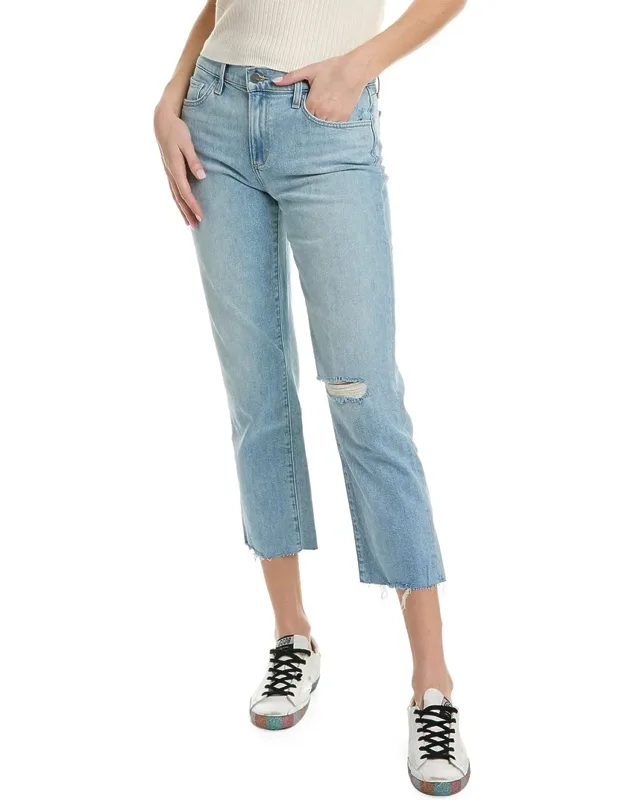 Lara Mid-rise Wayfarer Cigarette Crop Jeans