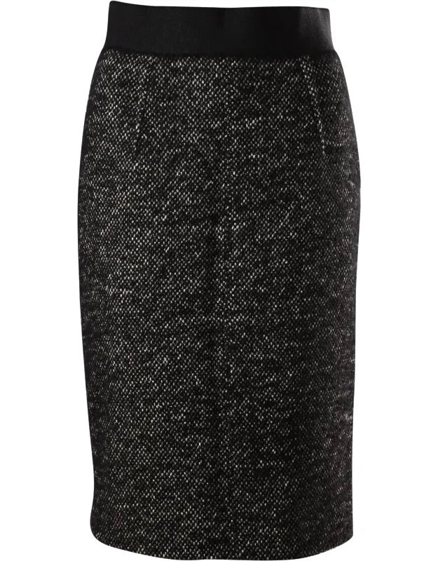 Tweed Pencil Skirt