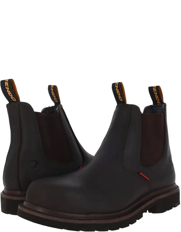Steel Toe Work Boots With Electrical Hazard Protection And Removable Pu Footbed