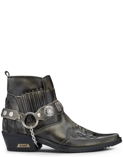 Ankle Cowboy Real Leather Wincklepickers Boots