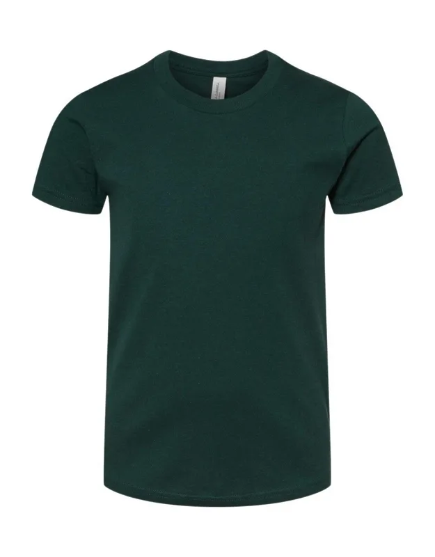 Youth Jersey Tee 100% Airlume Combed Cotton, Retail Fit
