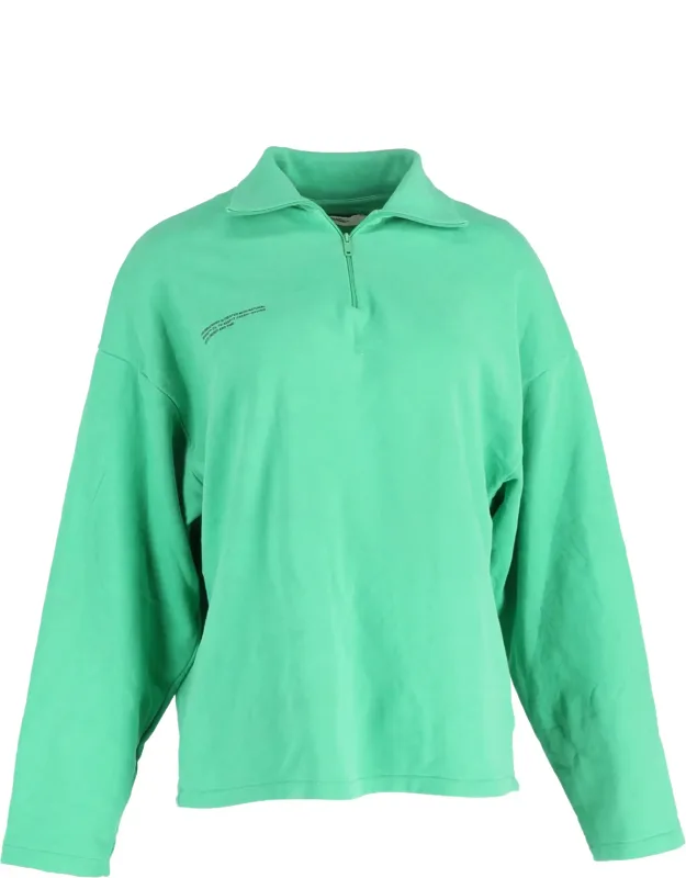 Double Jersey Half Zip Sweatshirt