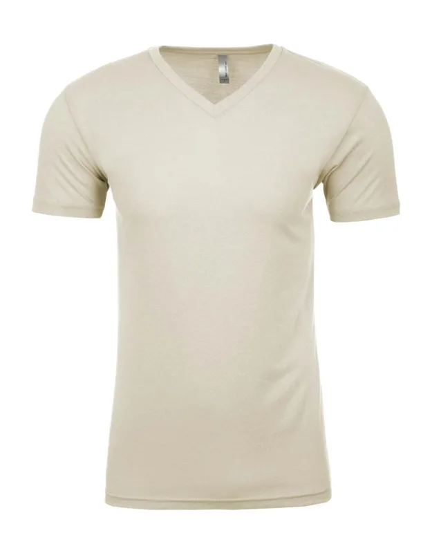 Next Level Sueded V-neck T-shirt, 4.3 Oz. Fabric, Satin Label