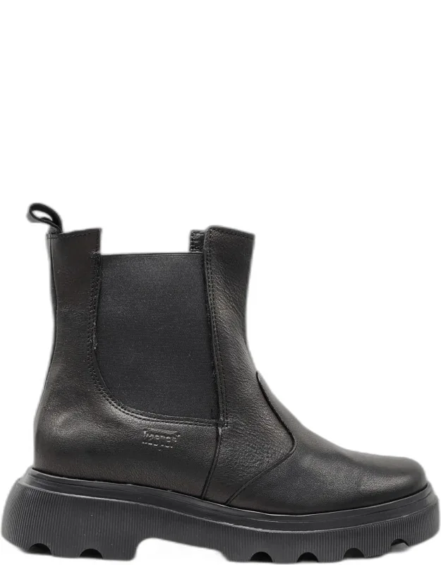 Modern Insulated Zip-up Chelsea Leather Boots